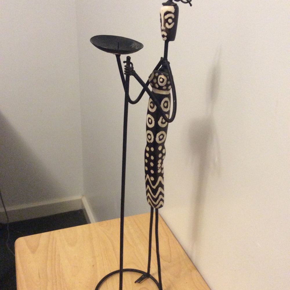 Metal Candle Holder - Picture 3 of 4